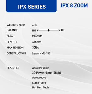 Mizuno JPX 8 Zoom Badminton Rackets